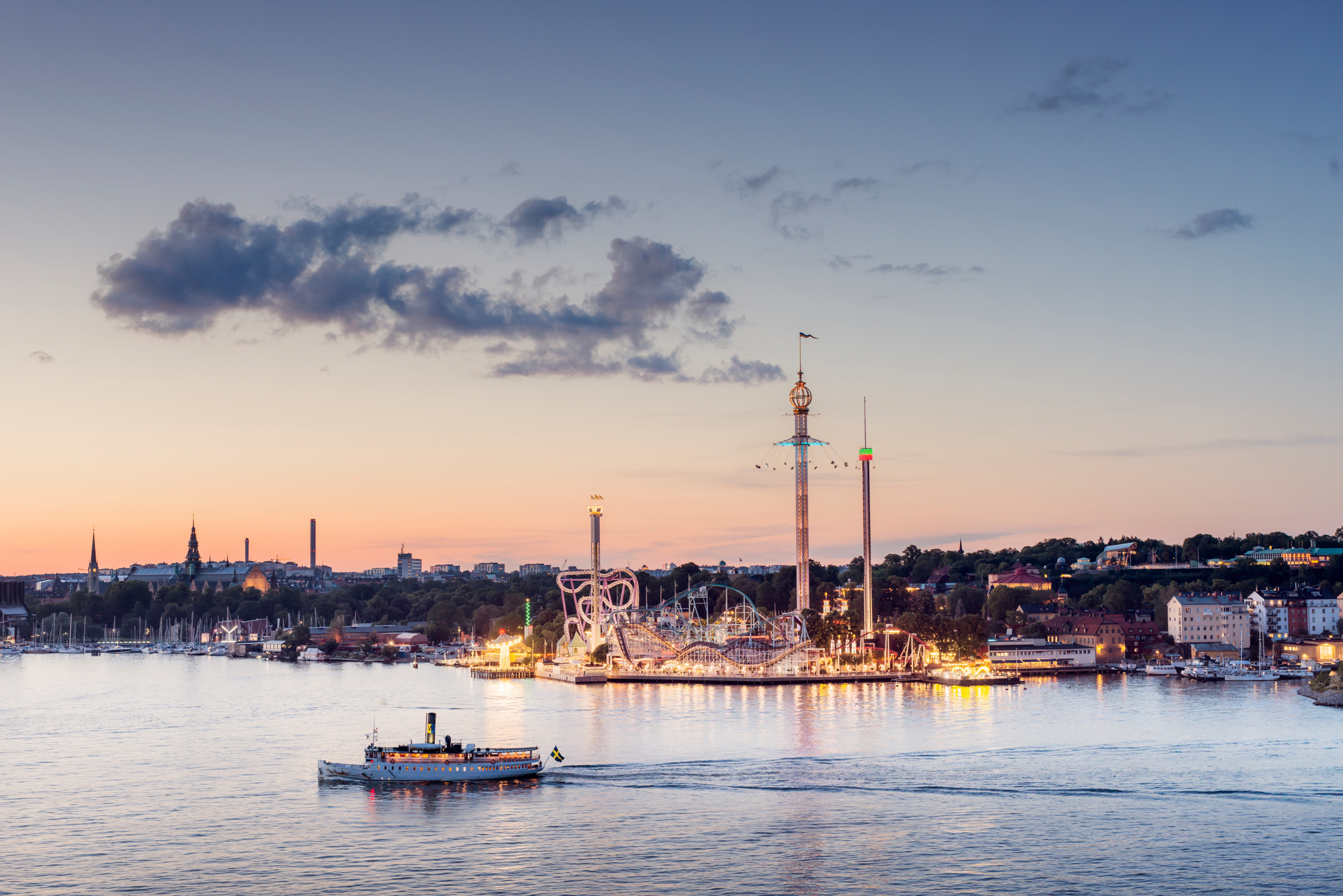 Stockholm Amusement Park Skyline - Credits: Werner Nystrand/imagebank.sweden.se